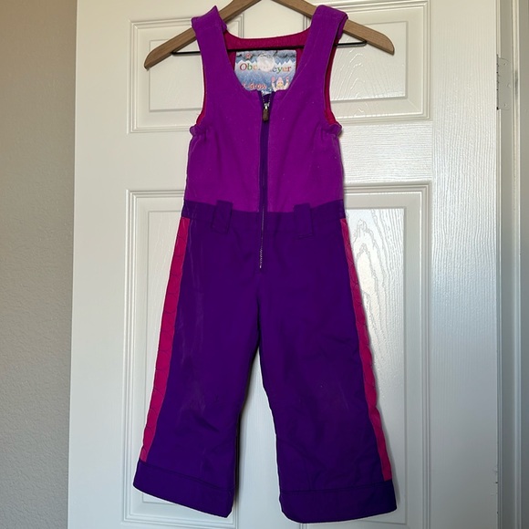 Obermeyer kids size 3 snow bibs - Picture 1 of 4